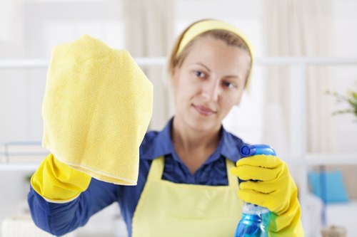 Eastcote carpet cleaning team using careful methods on a carpet